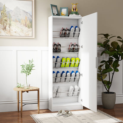 Full Mirror Shoe Cabinet